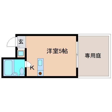 学園前駅 徒歩7分 1階の物件間取画像